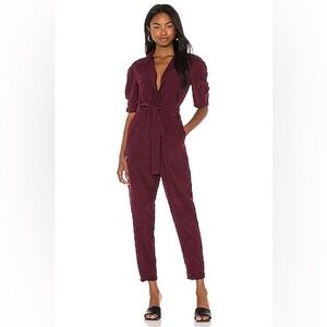 Joie Neal Jumpsuit in Deep Wine
